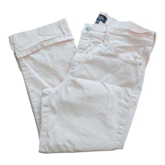 NYDJ Cropped Jeans in Light Pink - Picture 2 of 11